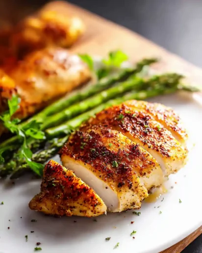 service filet de poulet au four avec légumes
