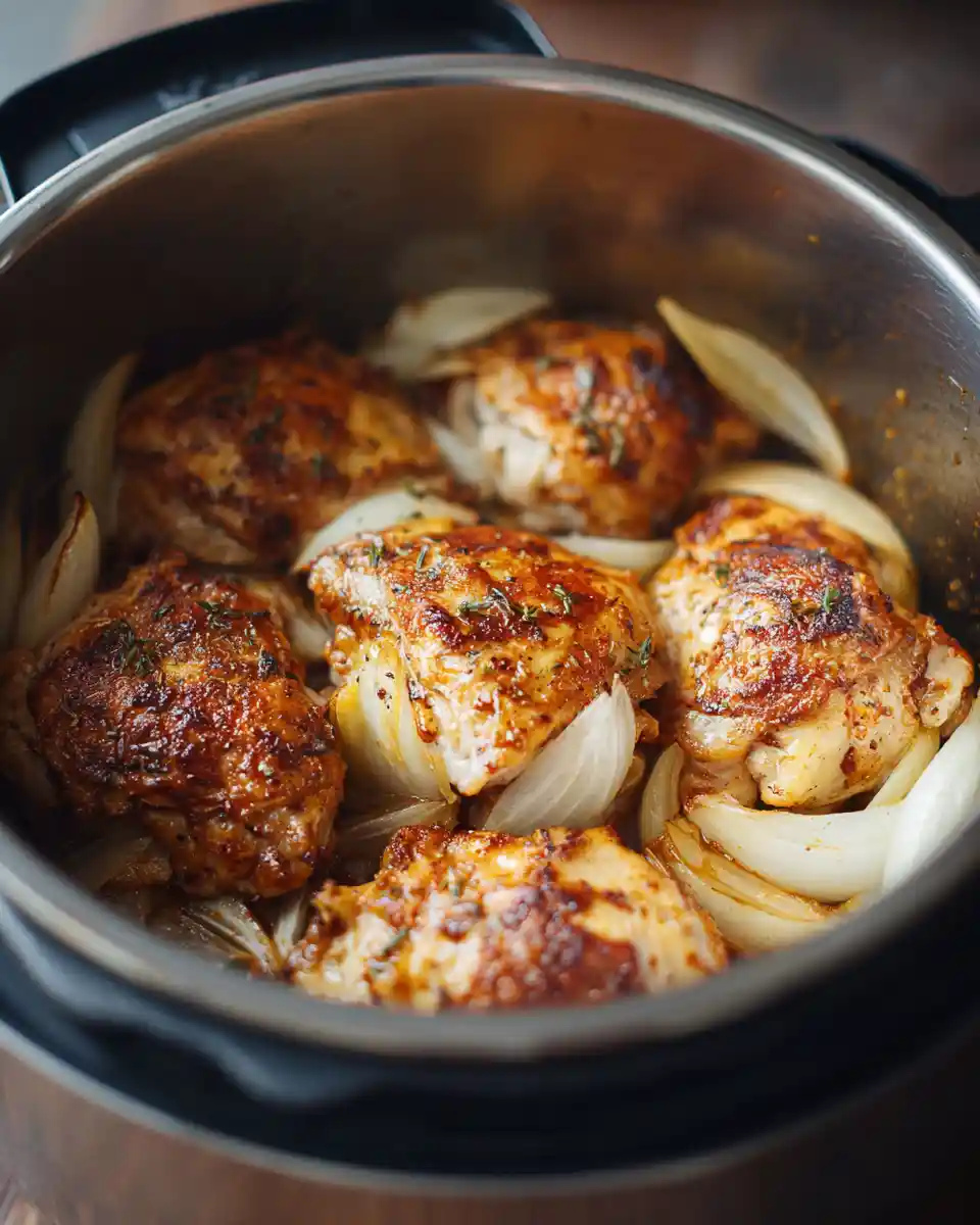 Cuisson des cuisses de poulet au Cookeo