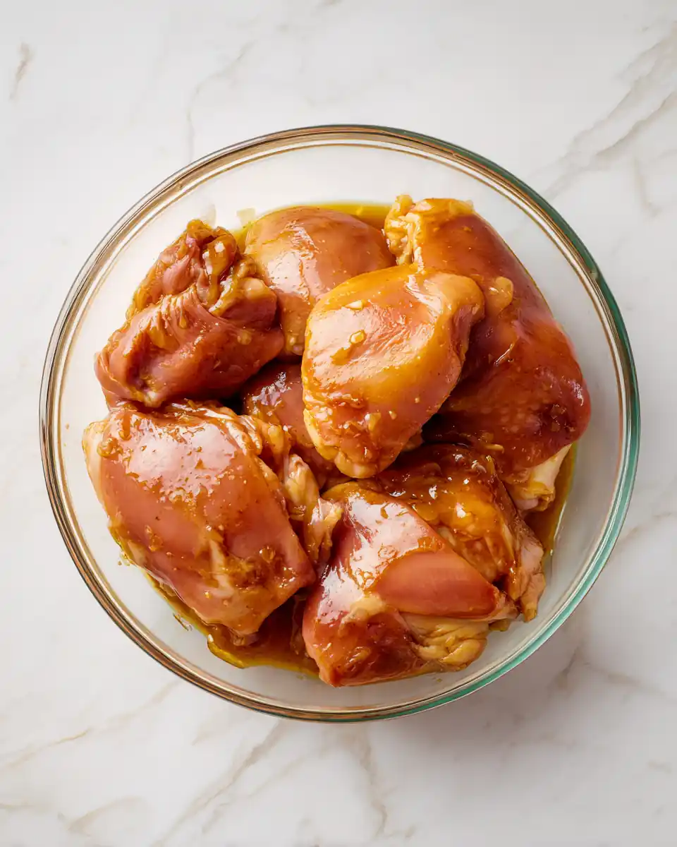 marinade miel moutarde cuisse de poulet au four