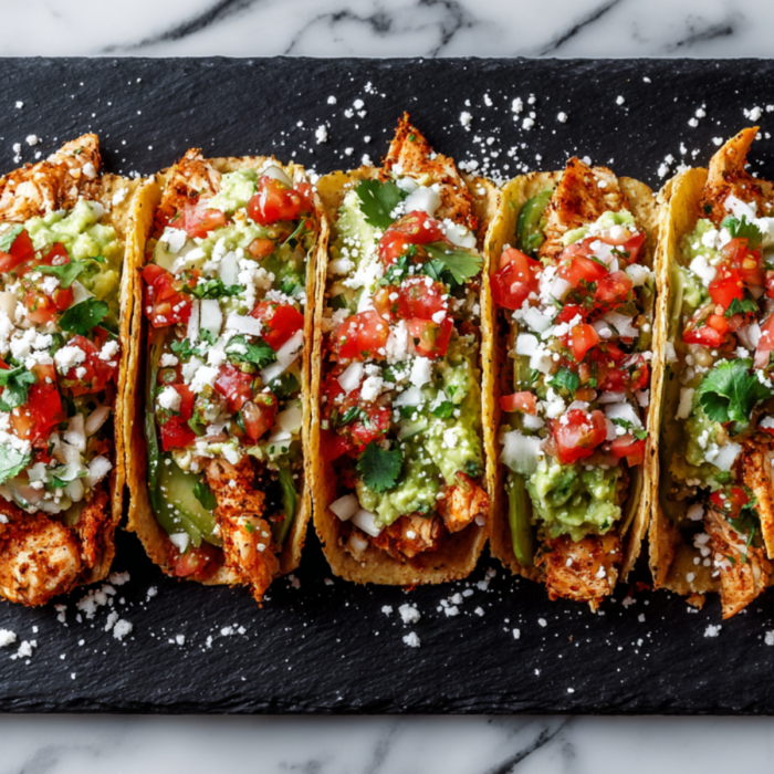 Recette Mini tacos poulet apéro