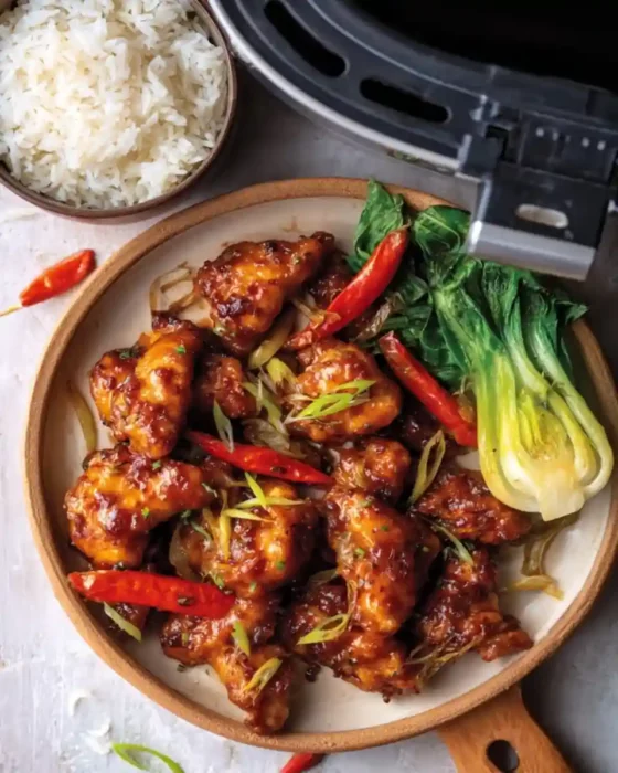 Poulet Général Tao en version Air Fryer