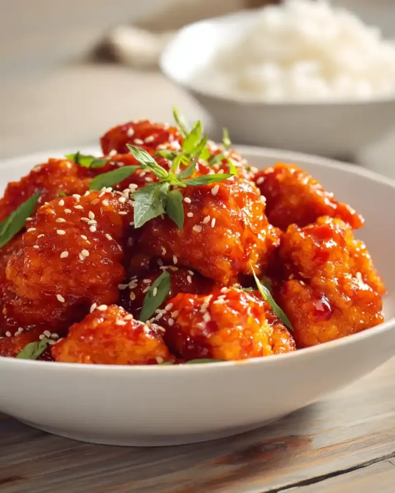 Poulet Général Tao frit à la poêle