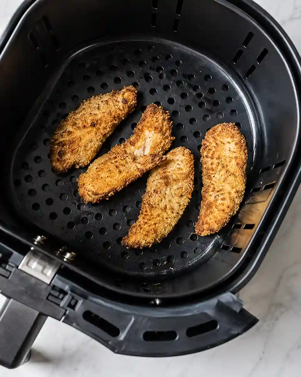 Aiguillettes de poulet croustillantes dans un Air Fryer Aiguillettes de poulet croustillantes dans un Air Fryer