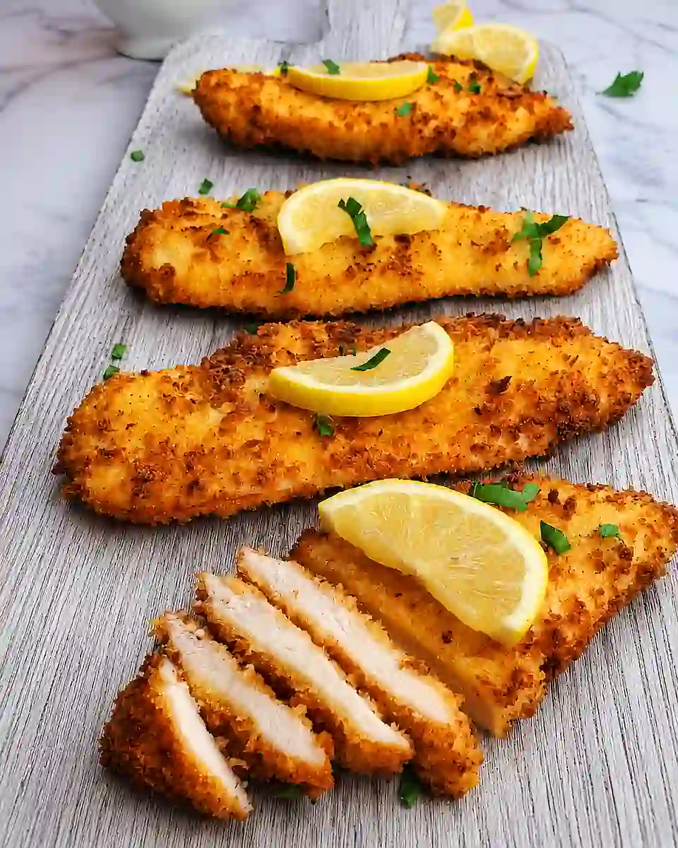 escalope de poulet air fryer croustillante escalope de poulet air fryer croustillante