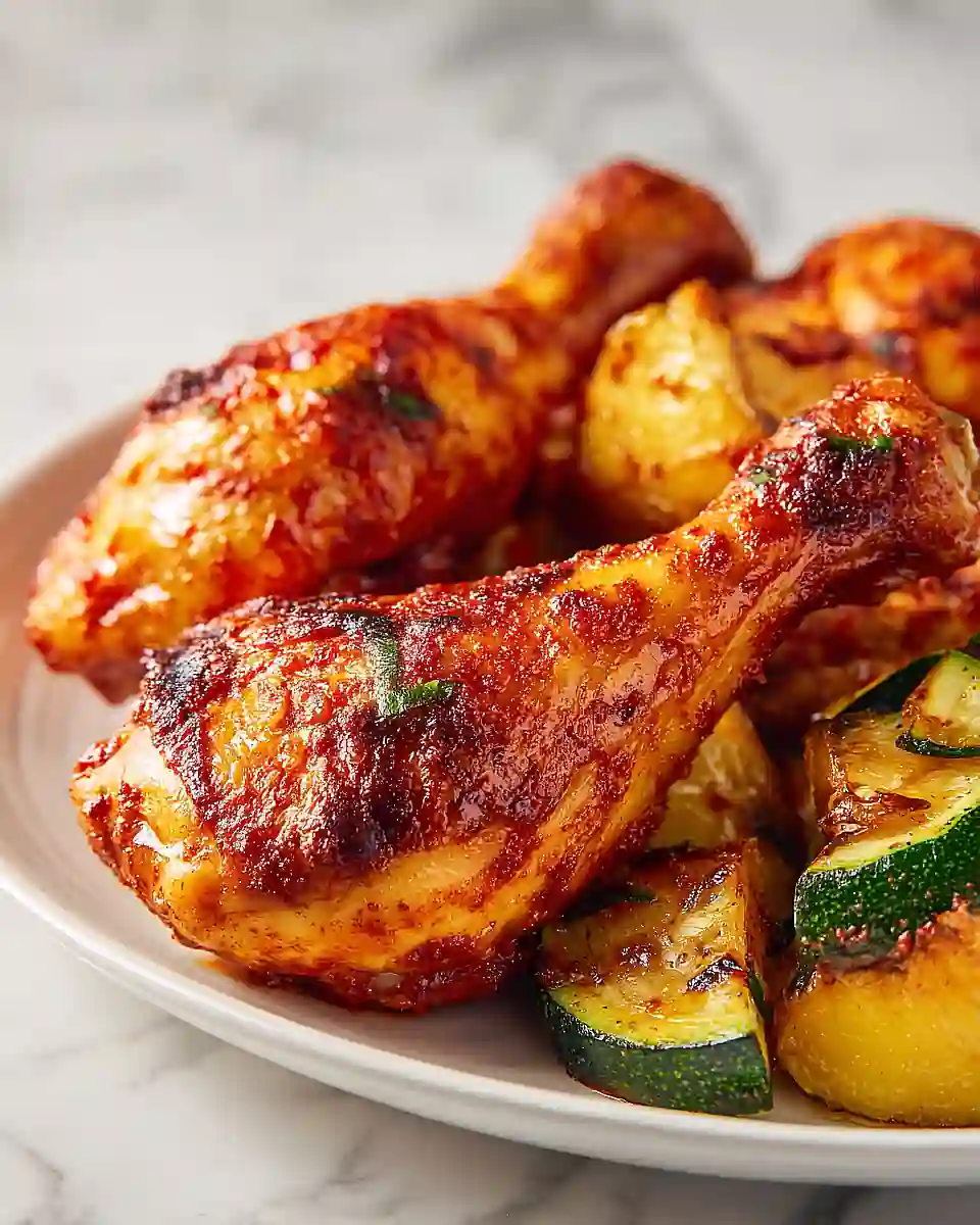 Pilon de poulet air fryer : recette croustillante et facile