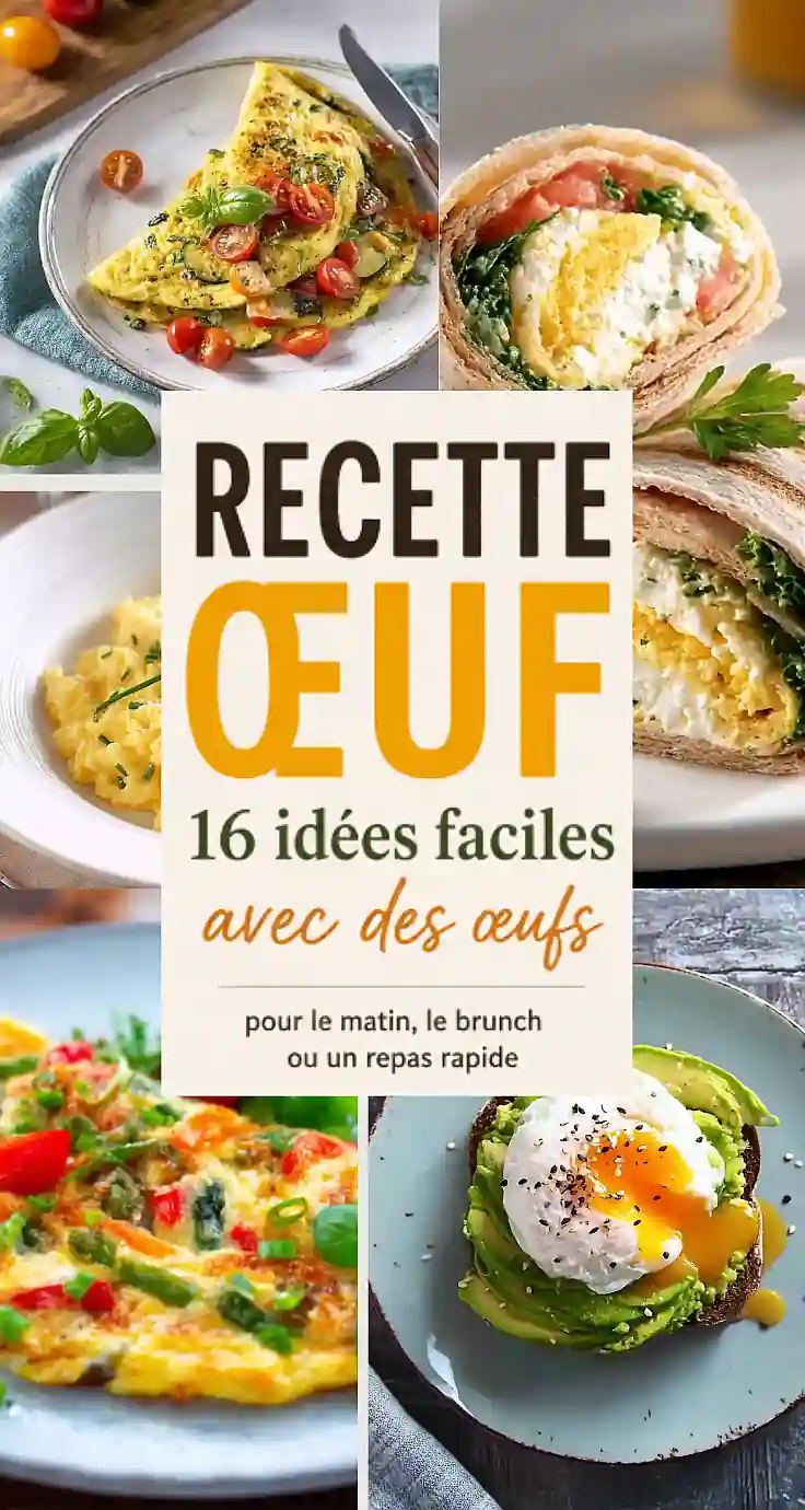 Recette Œuf : 16 Idées Faciles avec des Œufs